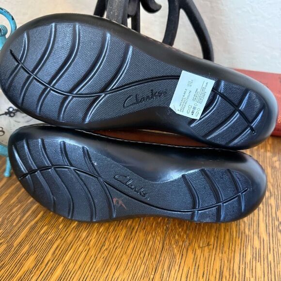 NEW Clarks Ashland Bubble Two Tone Brown Slip On Loafer Sz 7.5 Academia, Preppy - Picture 6 of 12